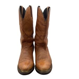 Durango Classic Brown Leather Cowboy‎ Boots size 7M